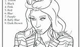 Coloring Celebrity Minaj Nicki Getcolorings Number Printable Famous Getdrawings sketch template