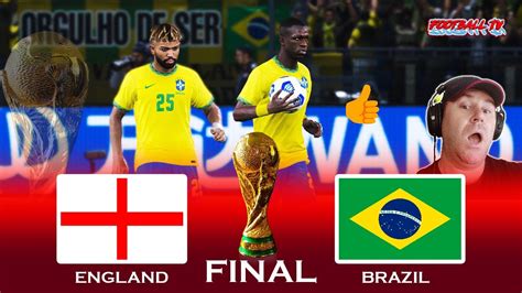 best final fifa world cup england vs brazil match efootball pes 2021 youtube