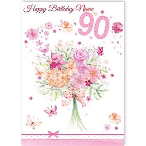 90th Birthday Personalised Greeting Cards Ireland Greetingsie