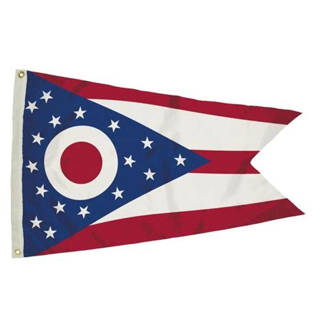 Lowes 5 Ft W X 3 Ft H State Ohio State Flag 2342051 Ohio Flag
