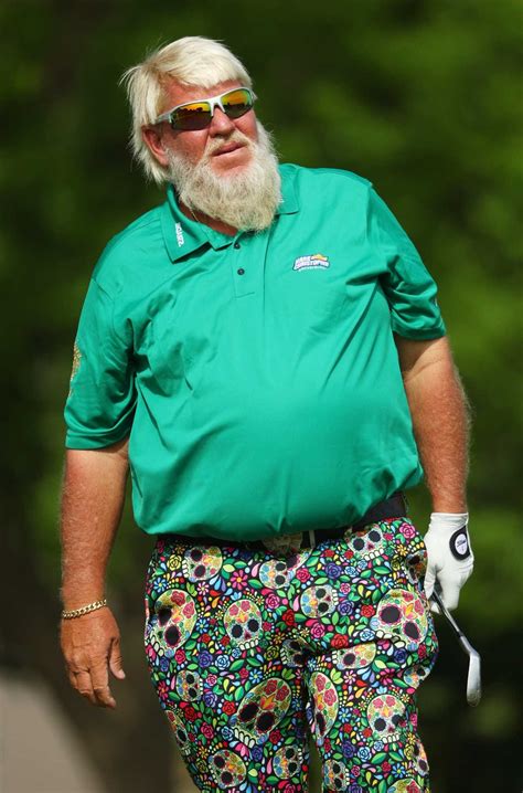 John Daly, 1991 USPGA champion sporting a huge beard and floral SKULL