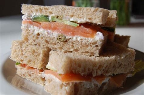 Smoked Salmon Tea Sandwiches Cooking With My Kid