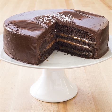 Chocolate Caramel Layer Cake America S Test Kitchen