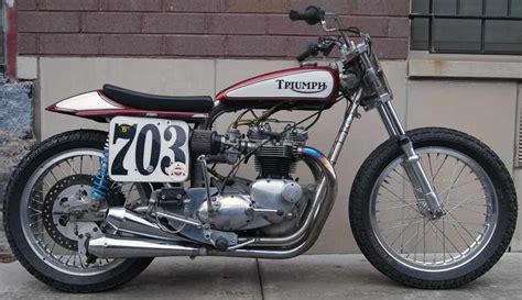 Triumph scrambler flat track output is let off by two 17 inches spokes kineo wheels, which wear a 120/70 tyre at the front and a 180/55 tyre at the rear. triumph trackmaster | Triumph moto, Triumph motorcycles ...