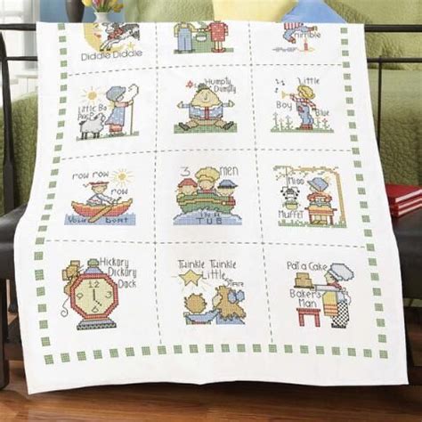 Find out which products work best and provide your friends with a tasty and. Herrschners® Nursery Rhymes Baby Quilt Top Stamped Cross ...