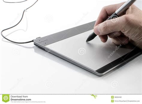 Pc desktop with windows 10, windows 8, windows 7, vista and xp are supported. Hand Writing On A Touch Pad Stock Photo - Image: 38936492