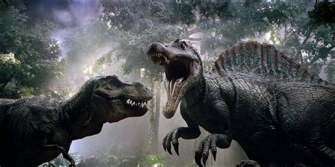 Can A Spinosaurus Really Beat A T Rex Jurassic Park 3s Dinosaur Explained