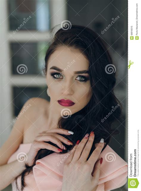 Beautiful Girl Model Posing For The Camera Stock Image Image Of Body Caucasian 68916015