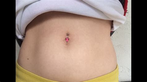 My Belly Button Piercing Healed Youtube