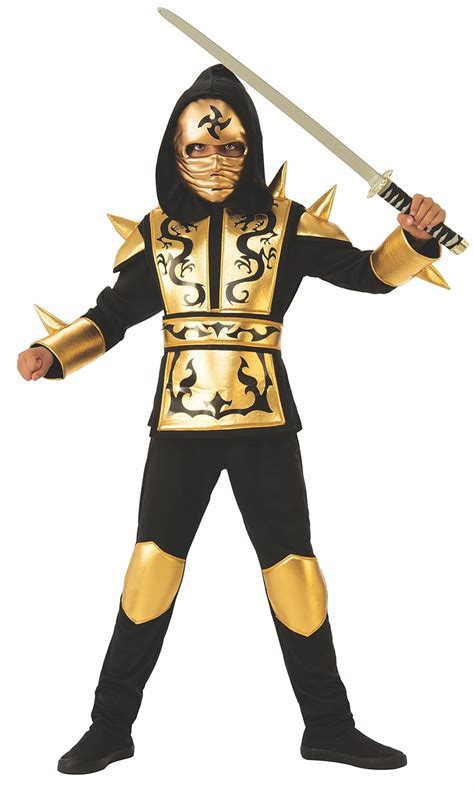 Gold Ninja Boys Costume Toys And Games