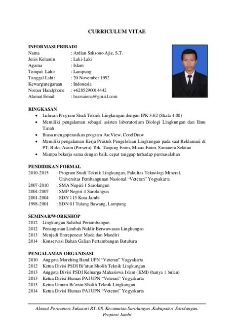 Contoh Cv Magang Mahasiswa Doc - Contoh Makalah