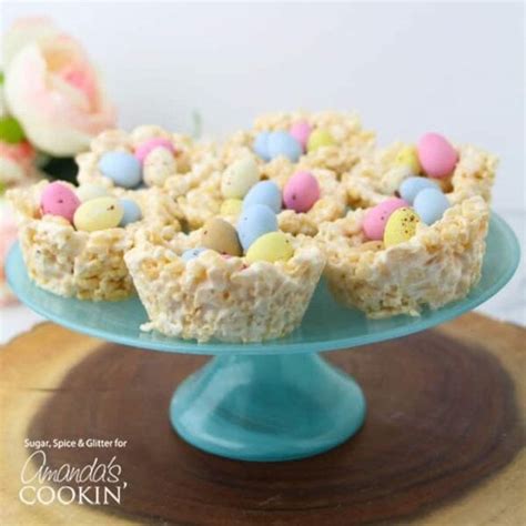 Rice Krispie Nests A Quick And Easy No Bake Easter Treat