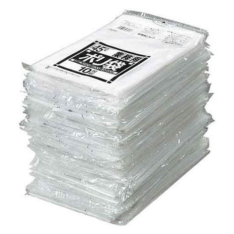 【ソロエルアリーナ】 日本サニパック ポリゴミ袋 n 43 透明 45l 10枚 60組 1箱（直送品） 通販 askul（公式）