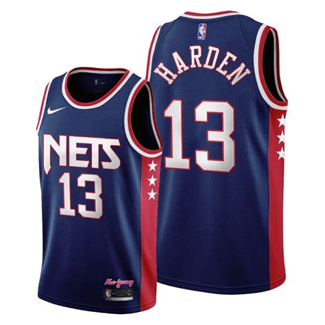 Brooklyn Nets 13 James Harden Youth 2022 23 City Edition Throwback 90s