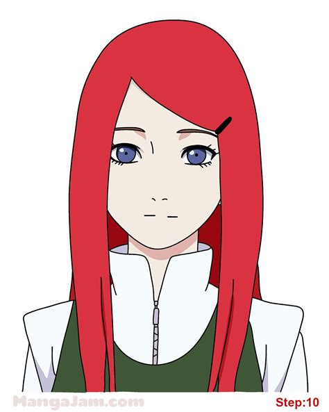 How To Draw Kushina Uzumaki From Naruto In 2020 Naruto