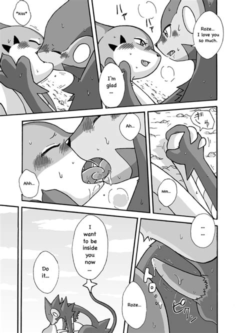 Rule 34 Comic Floatzel Kissing Luxray Mikazuki Karasu Nipples Penis Pokemon PokÃ©mon Rocks
