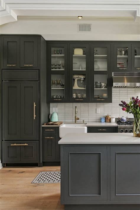 34 Modern Charcoal Gray Kitchen Cabinets Dark Or Light
