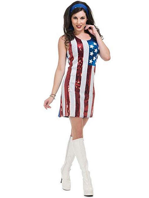 For A Fun Party Try American Flag Sequin Dress Costume Amazing Range