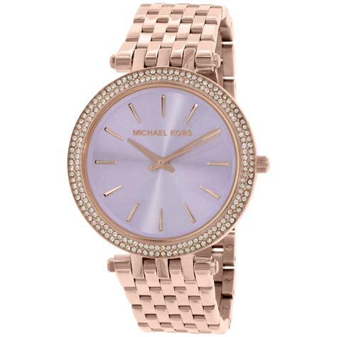 michael kors michael kors women s darci mk3400 rose gold stainless steel quartz fashion watch