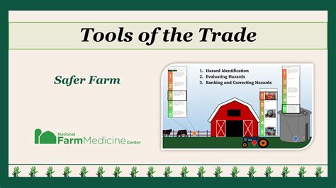 Tools Of The Trade Safer Farm Youtube