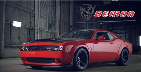 Everything We Know About The 2018 Dodge Challenger Demon