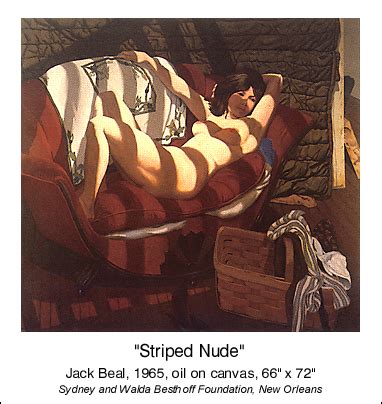 Jack Beal Striped Nude OUMA