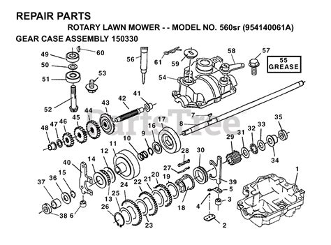 Husqvarna 560 Sr 954140061 A Husqvarna Walk Behind Mower 1998 10