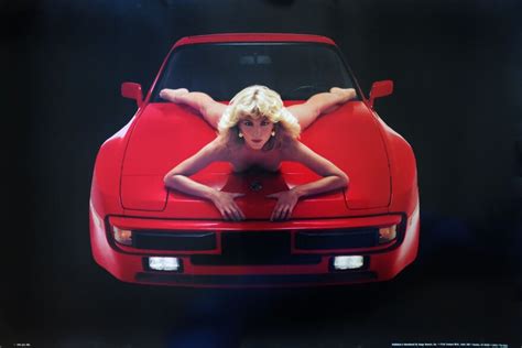 Naked On A Porsche Iconic S Pinup Girl Porn Pic Sexiezpix Web Porn