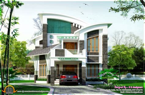 Awesome Unique House In Contemporary Style Home Kerala Plans
