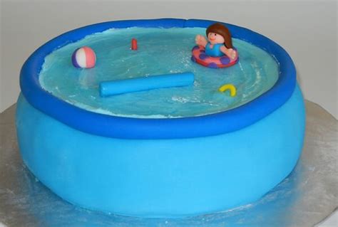 Pool Party Cakes Swimming Pool Cakes In The Swim Pool Blog