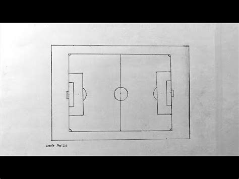 Comment Dessiner Un Terrain De Football L Chelle Youtube