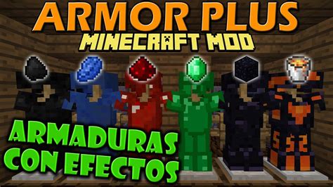 Armor Plus Mod Nuevas Armaduras Con Efectos Minecraft Mod 18 18