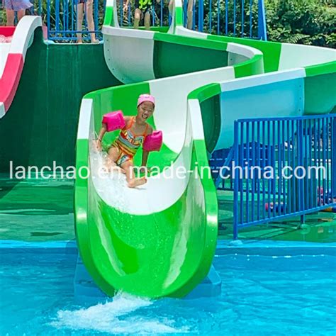 Kids Water Park Playground Fiberglass Water Slide Tube China Water