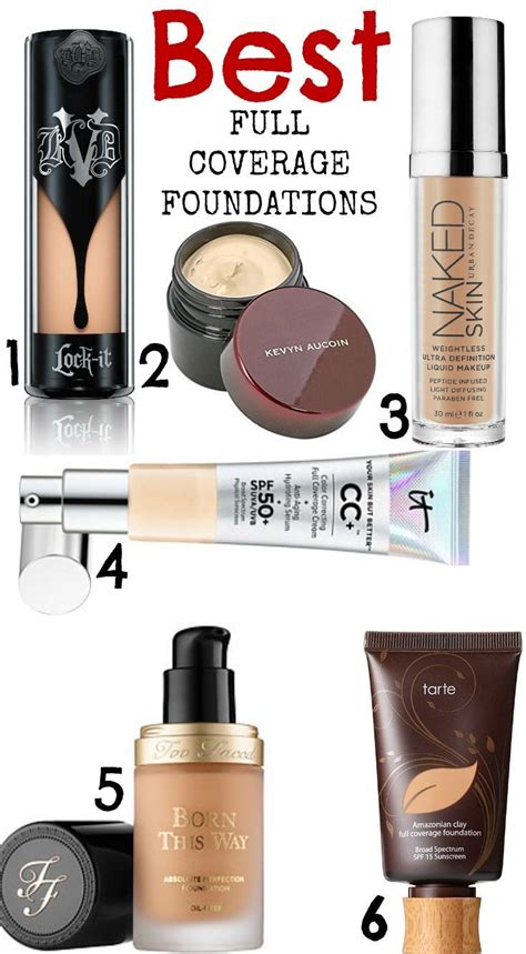 Best Full Coverage Foundations And Cruelty Free With Before And After