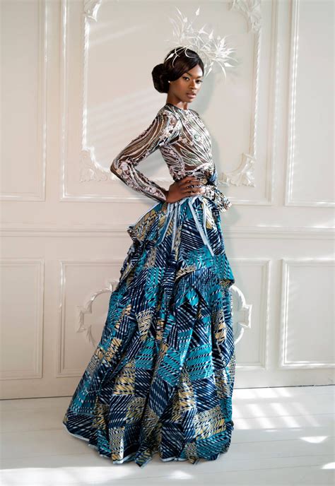 African Wedding Dresses By Vlisco Become A Unforgettable Bride Ankara Wedding Gowns African