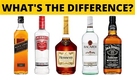 Alcoholic Beverages Difference Between Tequila Brandy Gin Whisky
