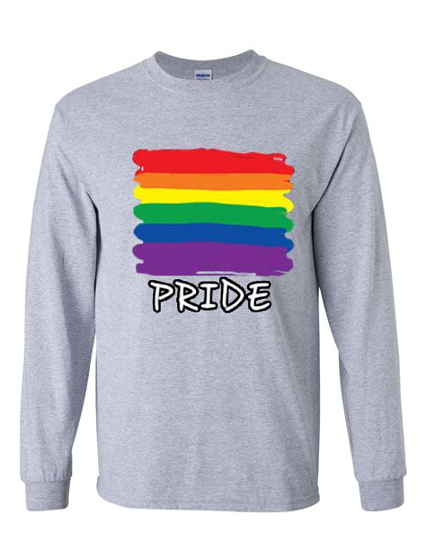 gay pride long sleeve t shirt rainbow flag lgbt marriage love wins tee ebay
