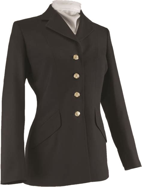 Female Army Dress Blue Officer Coat Polyester Material