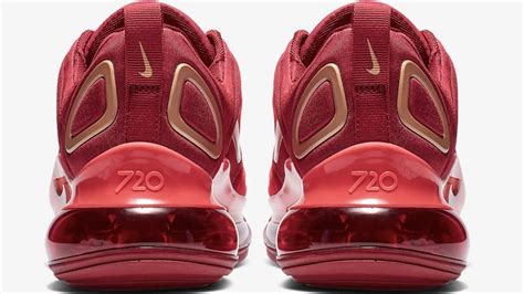 Nikes Air Max 720 Goes Regal In Red And Gold The Sole Supplier