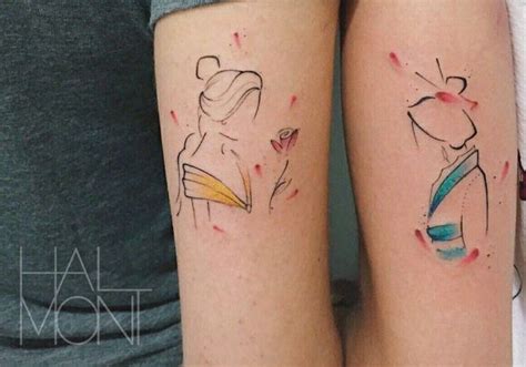 Belle And Mulan Tattoo Disneytattoo Disney Tattoos Trendy Tattoos Belle Tattoo