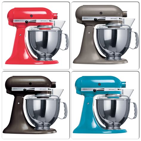 Essentially all of the kitchen artisans are the same. The Kitchenaid 'which colour?' question gets harder with 8 ...