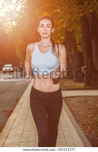 Young Beautiful Happy Sexy Runner Girl Stock Photo 335213777 Shutterstock