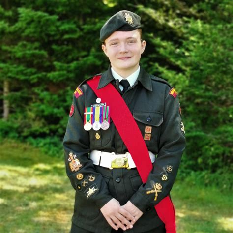 Nova Scotia Cadet Named Canadas Outstanding Army Cadet Army Cadet