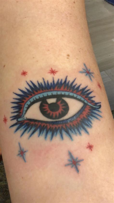 Red Eye Done By Adva Dahan And Jovino Tattoo Tel Aviv Israel Tattoos