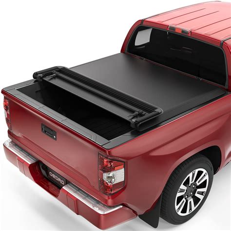 Oedro Soft Quad Fold Truck Bed Tonneau Cover Compatible