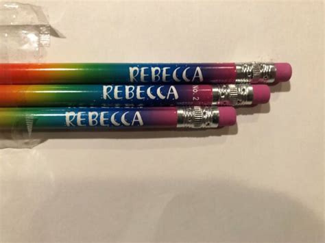 Pencil Rebecca Rainbow New Three Ebay