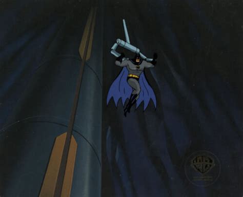 Batman The Animated Series Original Production Cel Obg Batman Fear Of