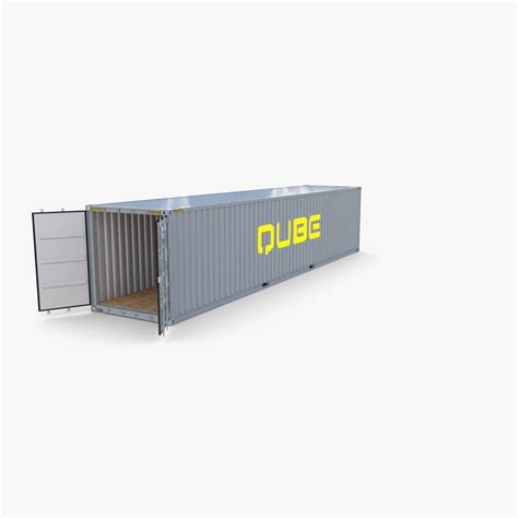 40ft Shipping Container Qube V1 3d Model By Dragosburian
