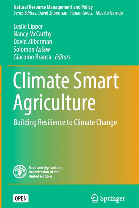 Climate Smart Agriculture Building Resilience To Climate Change