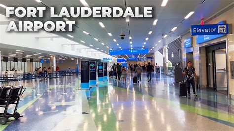 Walking Fort Lauderdale Hollywood International Airport Fll Terminal